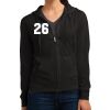 Women's Fitted Jersey Full Zip Hoodie Thumbnail