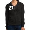 Women's Fitted Jersey Full Zip Hoodie Thumbnail
