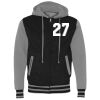 Unisex Heavyweight Varsity Full-Zip Hooded Sweatshirt Thumbnail